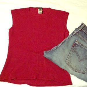 Burgundy Mango top